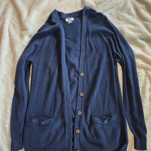 Old Navy Deep Blue Knit Cardigan